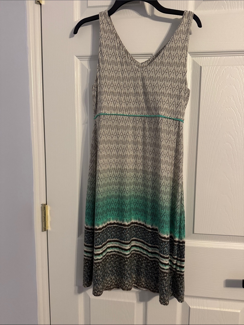 Athleta Sleeveless V-Neck Gradient Dress size XS